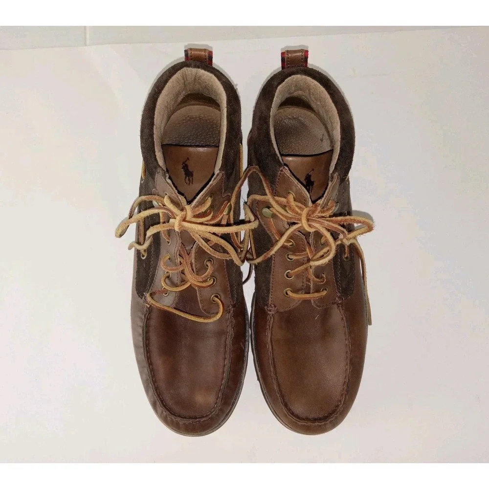 Polo Ralph Lauren Salisbury Men's 11.5 Footwear Casual Boots Shoes Chukka Brown